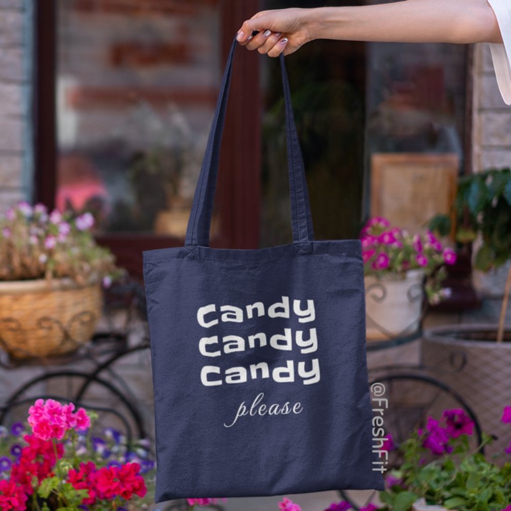 🆕Candy Please Tote Bag for Kids Boys Girls Halloween